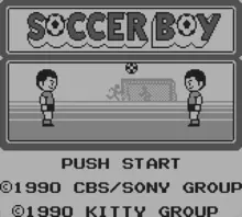 Image n° 1 - screenshots  : Soccer Boy